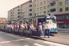 Tram class M28, Gothenburg, August 1993